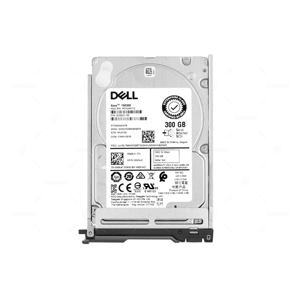 2M5JK BLADE  DELL HDD 300GB 10K SAS 12G 2.5" SFF FOR DELL POWEREDGE VRTX
